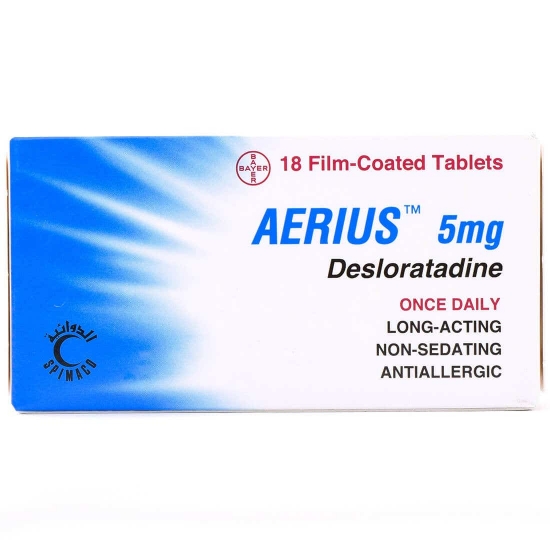 Picture of Aerius 5 MG 18 Tablet